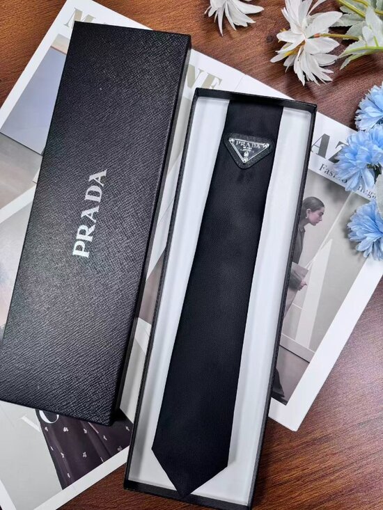 Other - Brand New Prada Classic Black Tie, Delivery gift box 🎁💓